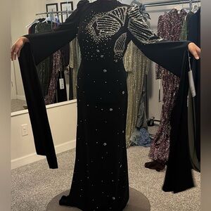 Black Evening Gown modest